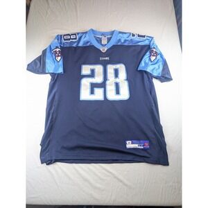 Chris Johnson Authentic Reebok NFL Football Jersey Size 54 Tennessee‎ Titans
